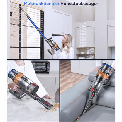 MIBODE V7 Aspirapolvere Senza Fili 500W 50000Pa - Batteria Rimovibile e Display Digitale