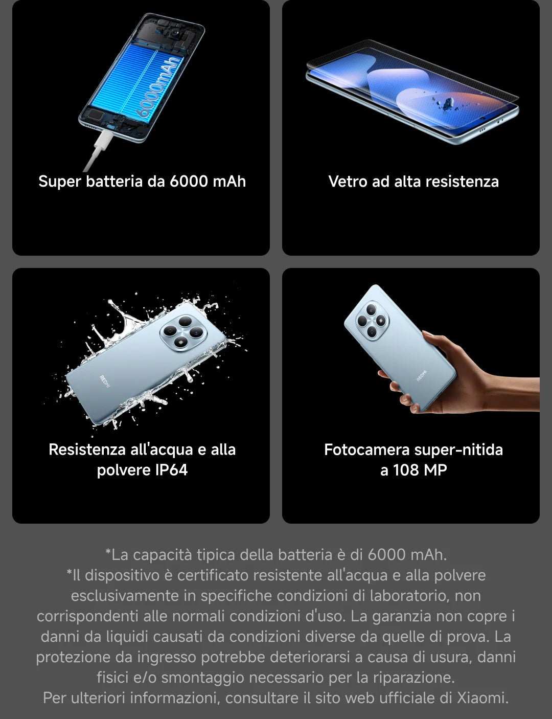 Tutte le caratteristiche di xiaomi redmi note 15