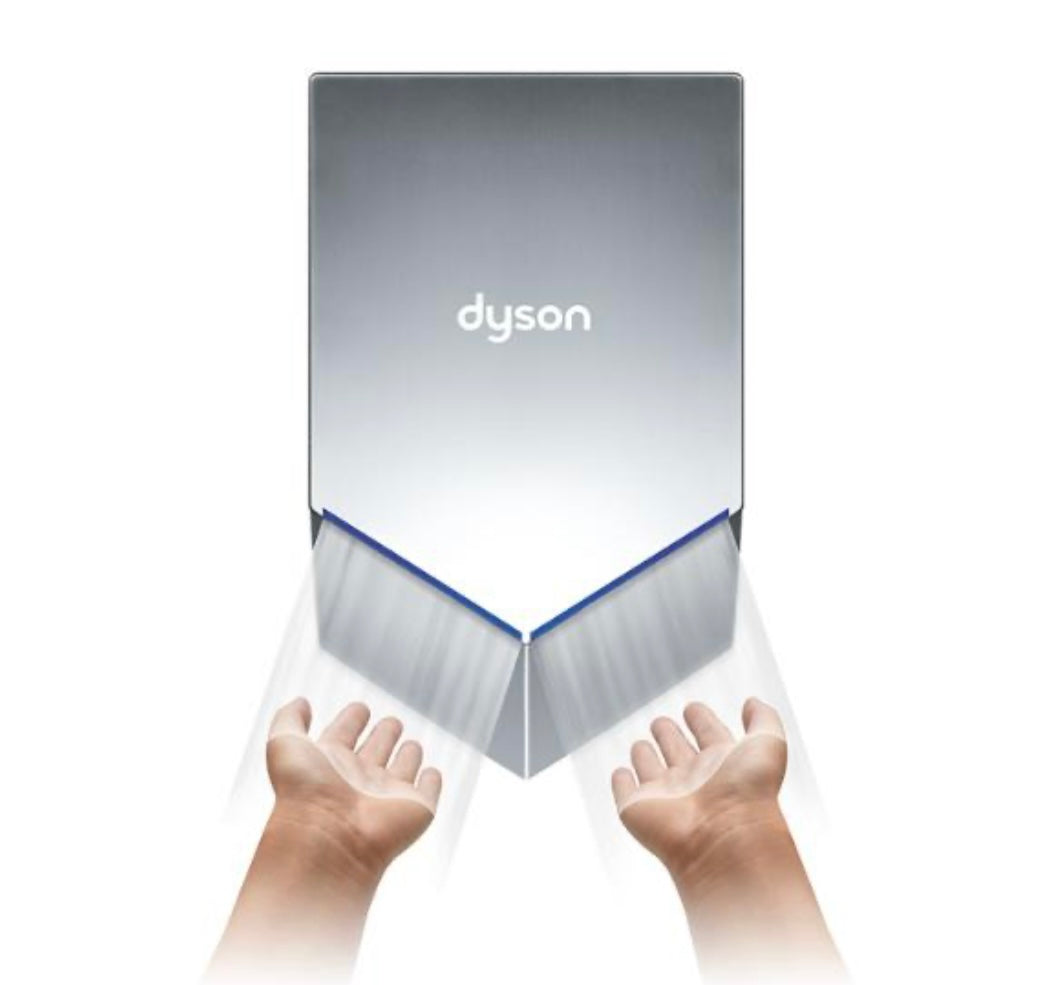 Dyson Airblade V HU02 Asciugamani Elettrico Nichel - Tecnologia HEPA