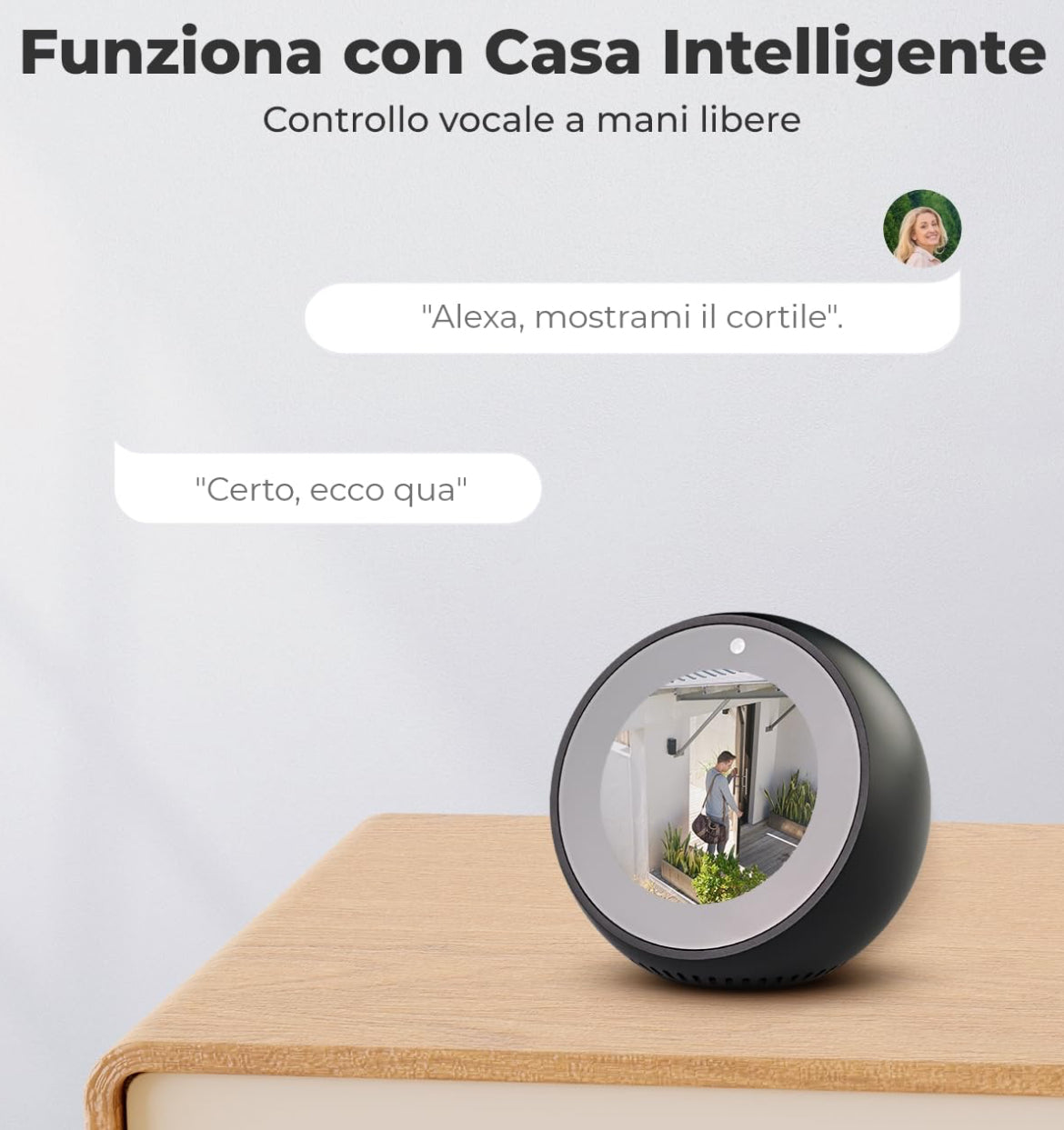 REOLINK ARGUS SERIES B320 Telecamera 3MP Wi-Fi Batteria con Pannello Solare intelligente con Alexa 