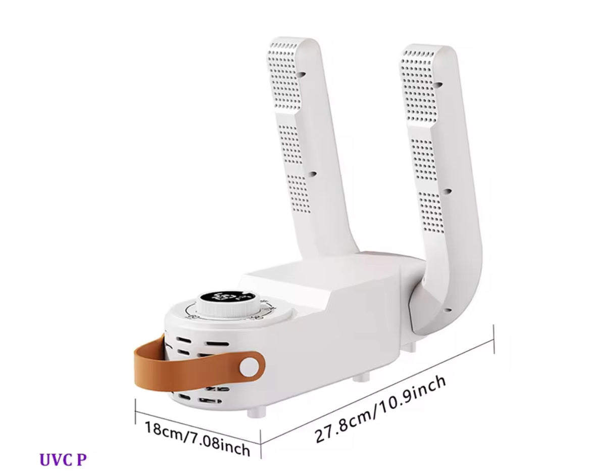 Asciuga Scarpe Elettrico Intelligente con Timer 150W - Deodorante Sterilizzazione Riscaldamento