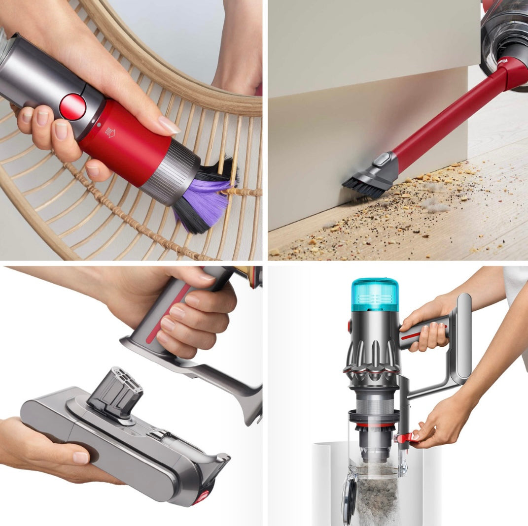 Dyson V12 Origin Aspirapolvere Senza Filo Nichel - Tecnologia Ciclonica Avanzata