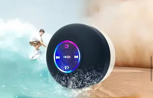Altoparlante Bluetooth Impermeabile IPX4 Mini Speaker Doccia con Ventosa e Microfono Vivavoce
