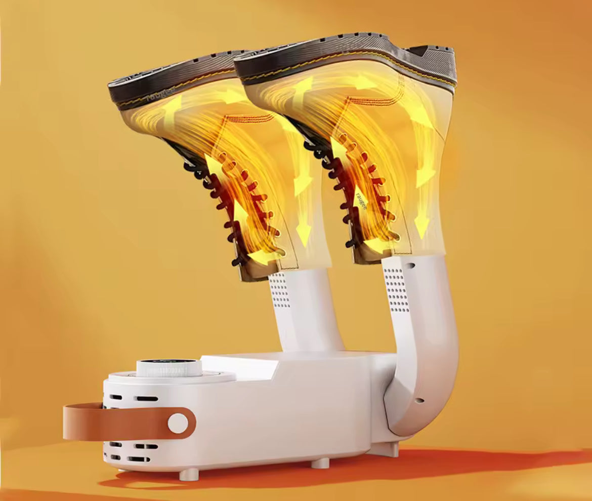 Asciuga Scarpe Elettrico Intelligente con Timer 150W - Deodorante Sterilizzazione Riscaldamento