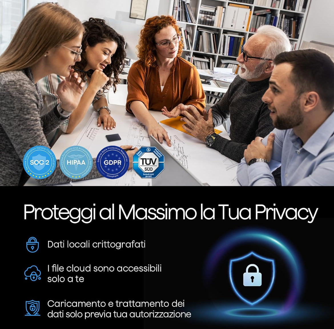 PLAUD NOTE Registratore Vocale con IA Trascrizione 112 Lingue Bluetooth GPT-5 privacy