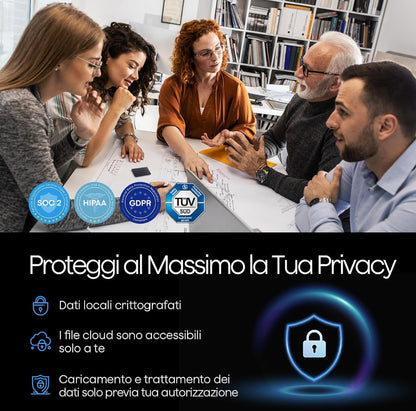 PLAUD NOTE Registratore Vocale con IA Trascrizione 112 Lingue Bluetooth GPT-5 privacy