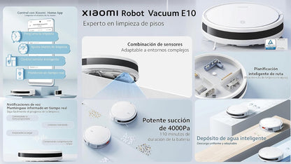 Xiaomi Mi Robot Vacuum E10 specifiche e caratteristiche 