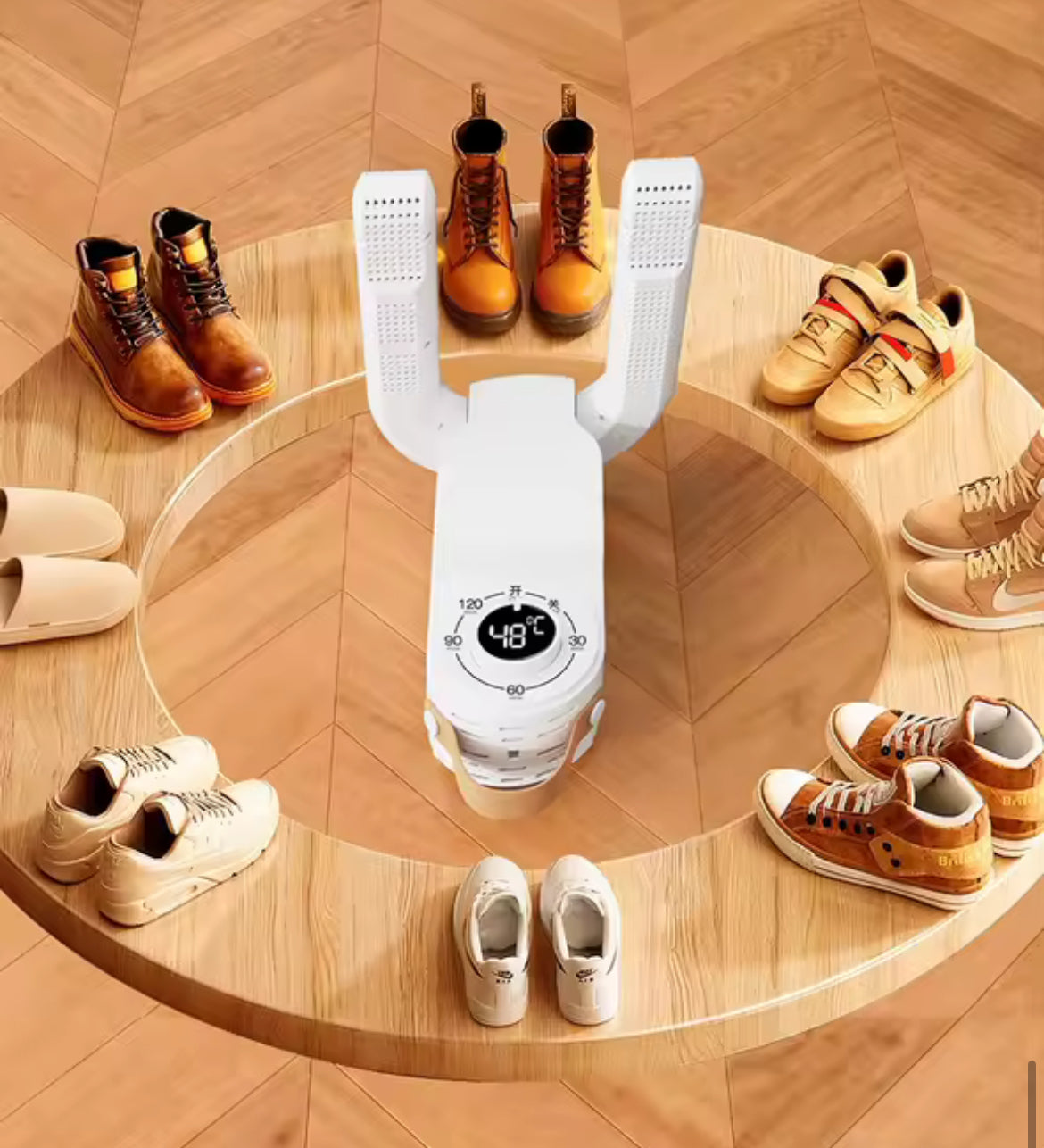 Asciuga Scarpe Elettrico Intelligente con Timer 150W - Deodorante Sterilizzazione Riscaldamento