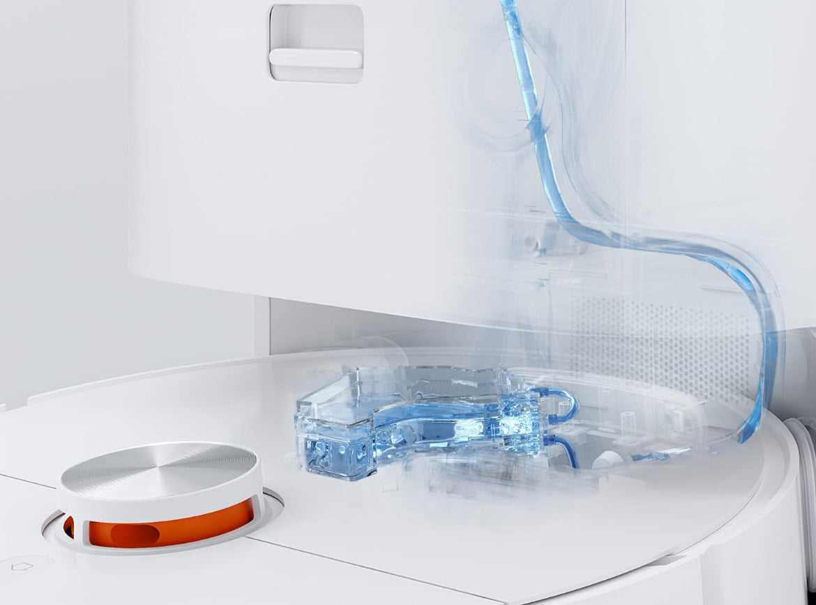 Xiaomi Mi Smart Robot Vacuum X10 Plus White - Robot Aspirapolvere Lavapavimenti AI pompa d acqua flusso