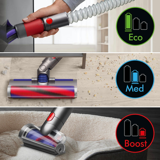 Dyson V12 Origin Aspirapolvere Senza Filo Nichel - Tecnologia Ciclonica Avanzata