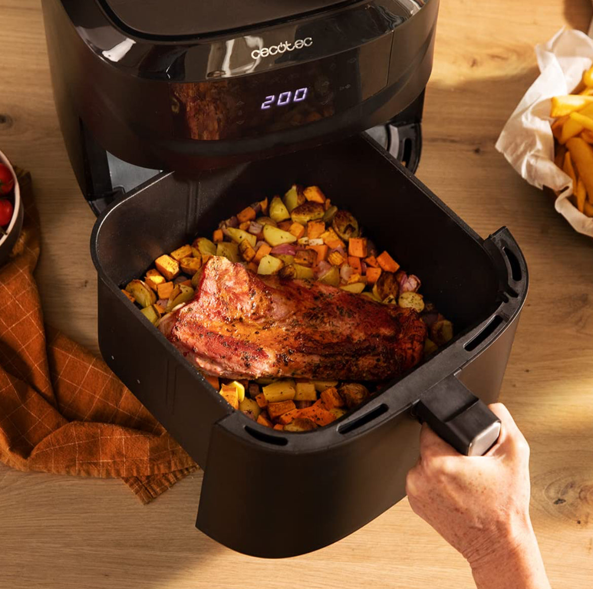 Cecotec Cecofry Absolute 7600 Friggitrice ad Aria 7,6L 2000W - cestello