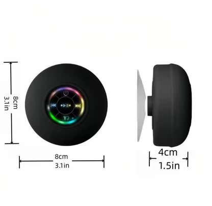 Altoparlante Bluetooth Impermeabile IPX4 Mini Speaker Doccia con Ventosa e Microfono Vivavoce