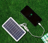 Pannello Solare Portatile 28W caricatore Smartphone USB Energia Solare