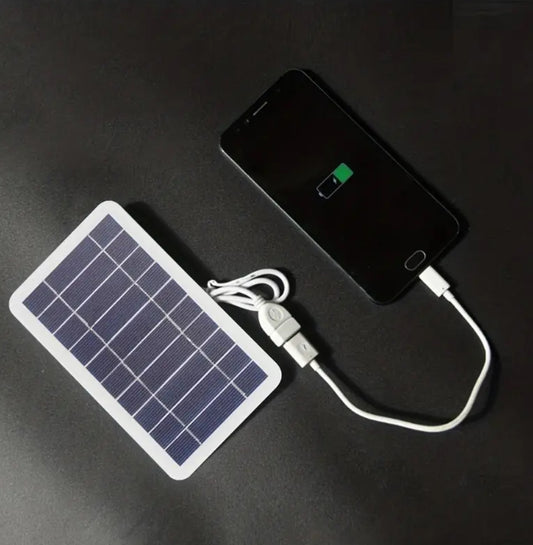 Pannello Solare Portatile 28W Caricabatterie Smartphone USB Energia Solare Impermeabile