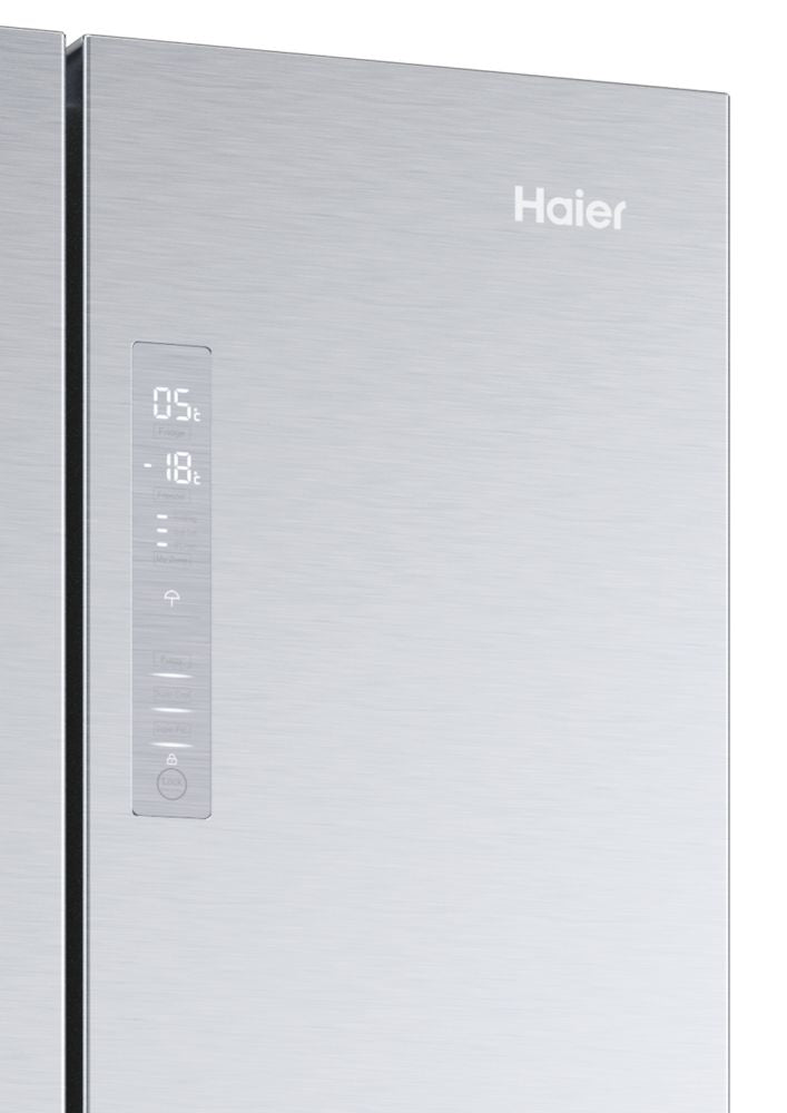 Frigorifero Haier FD 70 Serie 5 HFR5719ENMG Libera installazione 446 L E Argento