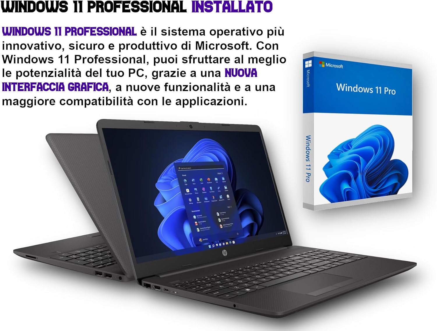 Bundle Back to School: HP Notebook G9, borraccia Air Up e zaino