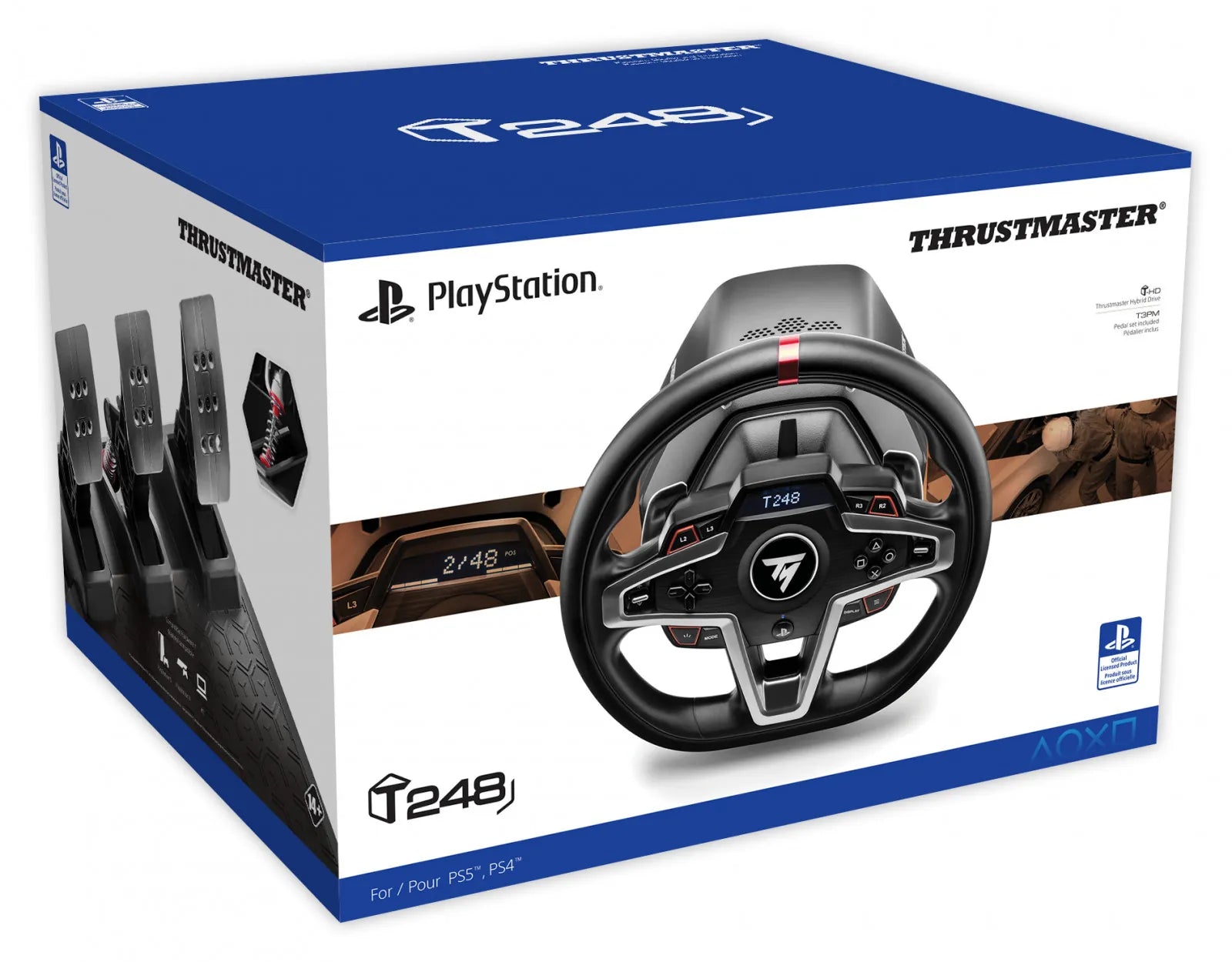 Thrustmaster T248 Racing Wheel + Pedaliera Hybrid Drive - PC/PS4/PS5 Premium