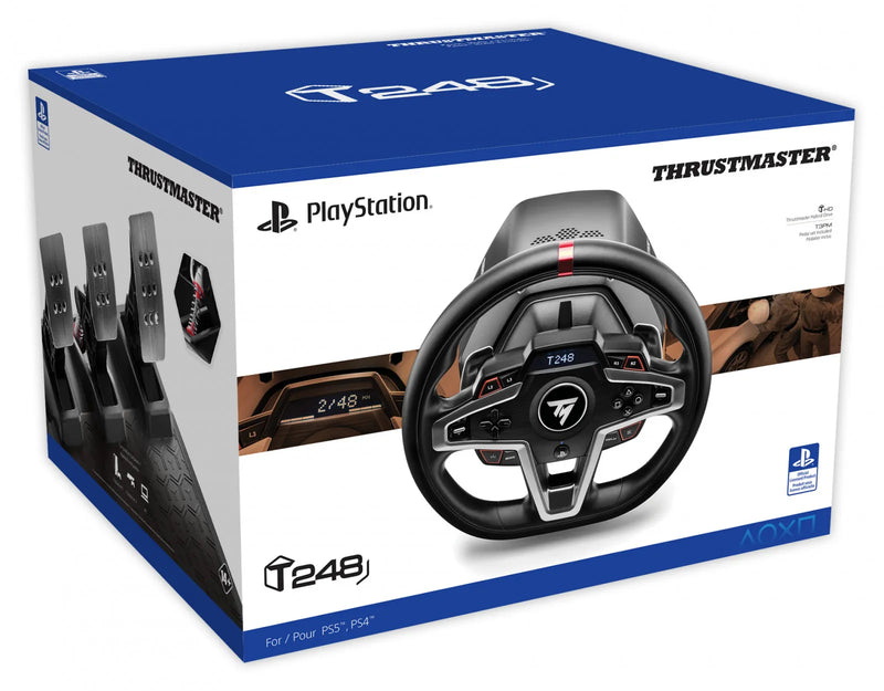 Thrustmaster T248 Racing Wheel + Pedaliera Hybrid Drive - compatibile con PC, PS4 e PS5