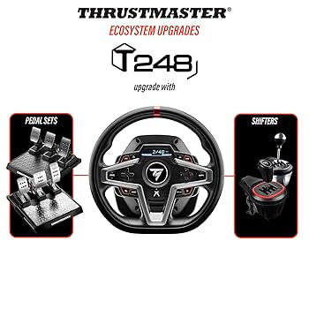 Volante completo Thrustmaster T248 Racing Wheel + Pedaliera Hybrid Drive - PC/PS4/PS5 Premium