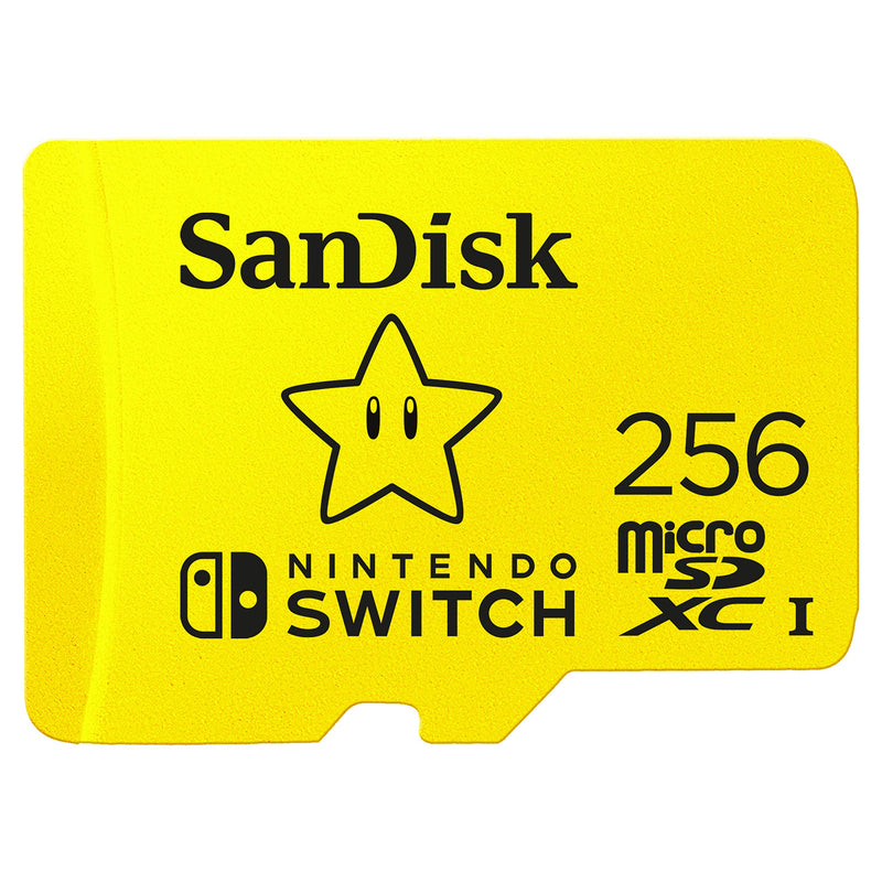 SanDisk Micro SDXC 256GB - Memoria compatibile con Nintendo Switch