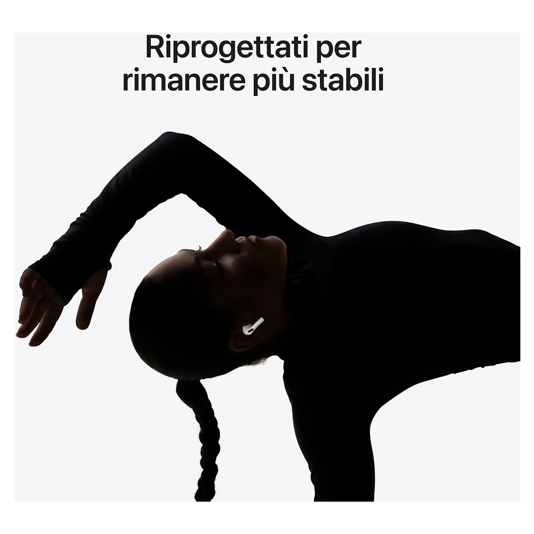 Apple AirPods Pro 3 riprogettato per rimanere più stabili
