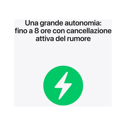 Apple AirPods Pro 3 batteria che dura fino a 8 ore con cancellazione attiva del rumore 