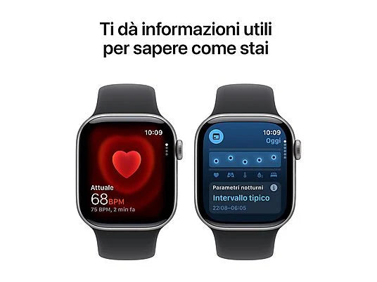 Apple Watch Series 11 Alluminio GPS parametri notturni e battito cardiaco
