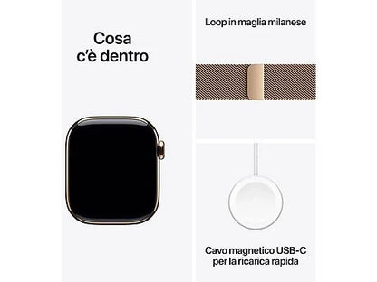 Apple Watch Series 11 Titanio GPS+Cellular cosa esce nella confezione 