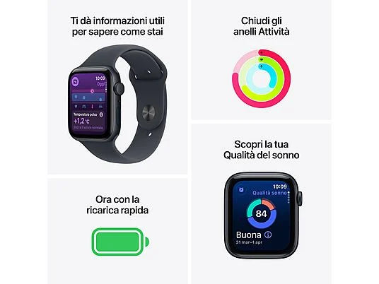 Apple Watch SE 3 Alluminio GPS + cellular- Smartwatch Accessibile