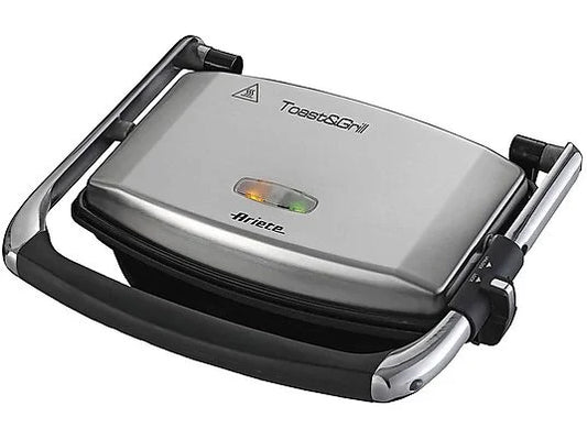 Ariete Piastra Toast e Grill 1000W - Tostapane Elettrico Multifunzione