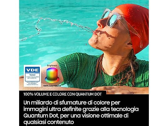 SAMSUNG Smart TV QLED 4K 43" colori