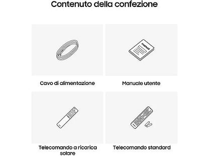 SAMSUNG QE43Q7FAAU Smart TV QLED 4K 43" 3000 PQI Black EU contenuto nella confezione
