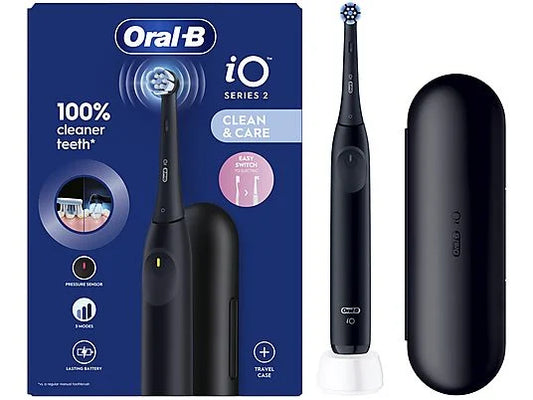 Oral-B Spazzolino Elettrico iO2 Black - Tecnologia Magnetica Ricaricabile