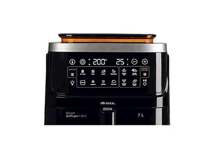 ARIETE STEAM AIR FRYER + GRILL 4636 Friggitrice Aria + Vaporiera 7L