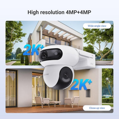 EZVIZ HB90/SP Telecamera Motorizzata Esterno Batteria + Solar Panel Doppio Obiettivo 2K+ alta risoluzione 