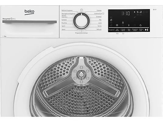Beko BMT481WI Asciugatrice 8 kg Pompa di Calore Classe C ProSmart Inverter programmi