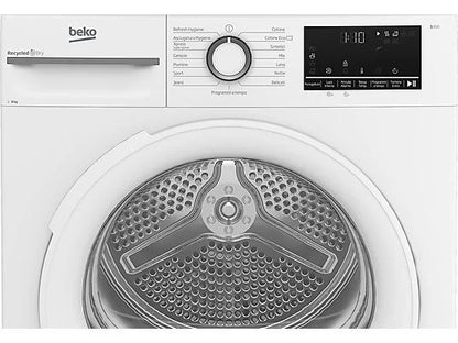 Beko BMT481WI Asciugatrice 8 kg Pompa di Calore Classe C ProSmart Inverter programmi