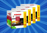 Kimbo Caffe' 600 Neapolitan Espresso Blend Pods 44mm