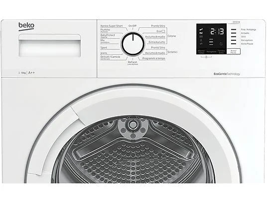 Beko DRX923W Asciugatrice 9 kg Pompa di Calore Classe E 110L Inverter