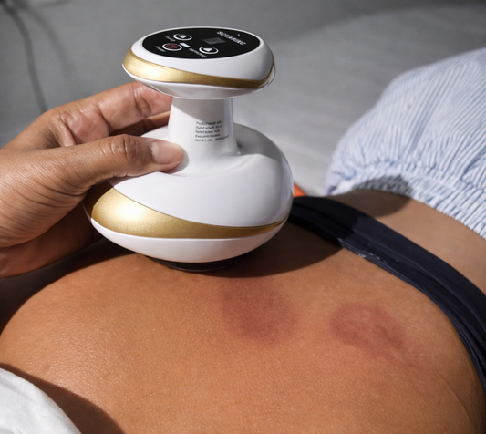 Massaggiatore Professionale Brucia Grassi Elettrico + Coppettazione + Guasha per eliminare Cellulite e Tonificare