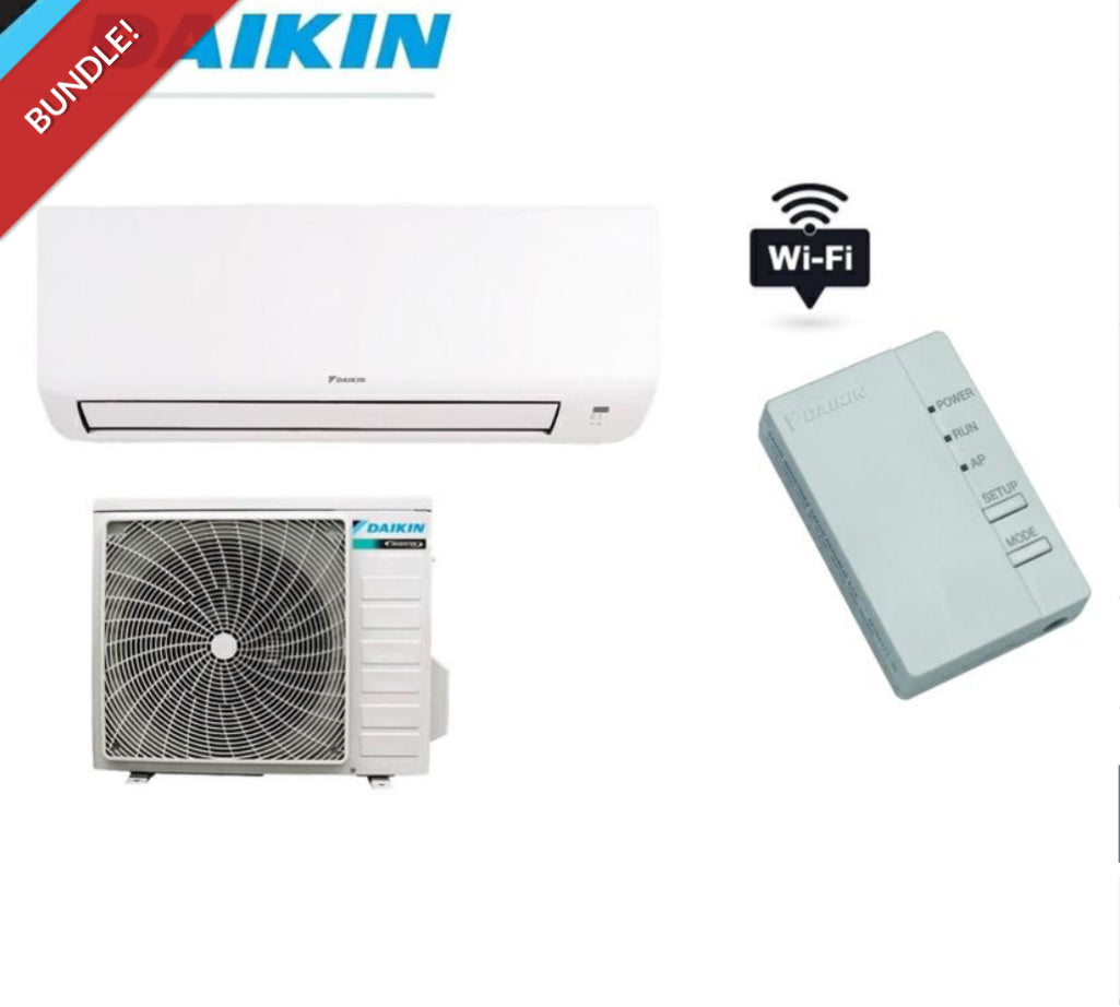 Bundle Daikin 9000 BTU A++/A+ R32 + Kit Wi-