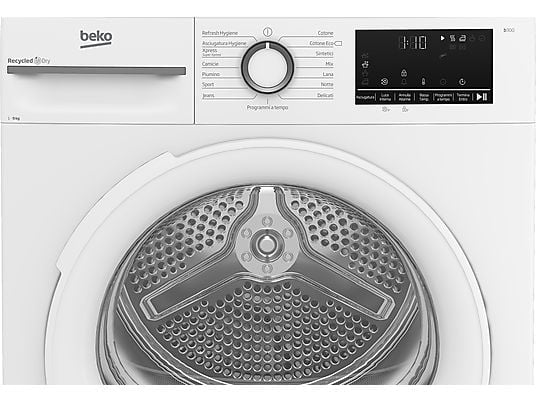 Beko BMT491WI Asciugatrice 9kg Inverter Smart A+++