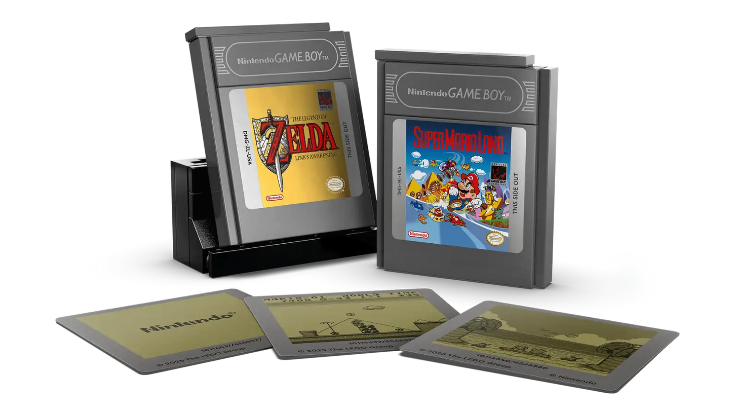 Costruisci la tua versione LEGO del celebre Game Boy™ Nintendo® originale ed esponila con l’elegante supporto incluso. Kit completo 