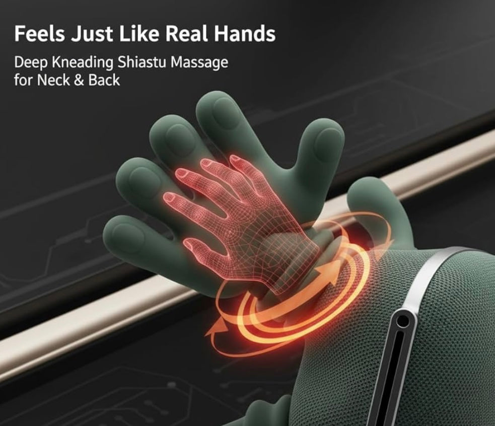 Massaggiatore collo spalle mani 