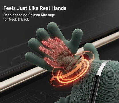 Massaggiatore collo spalle mani 
