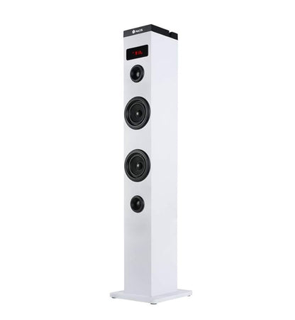 NGS Speaker a Torre Sky Charm BT USB RadioFM AUX 50W Bianca