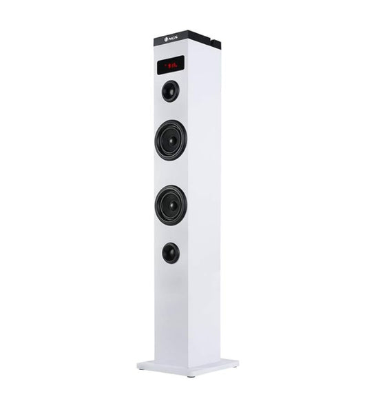 NGS Speaker a Torre Sky Charm BT USB RadioFM AUX 50W Bianca