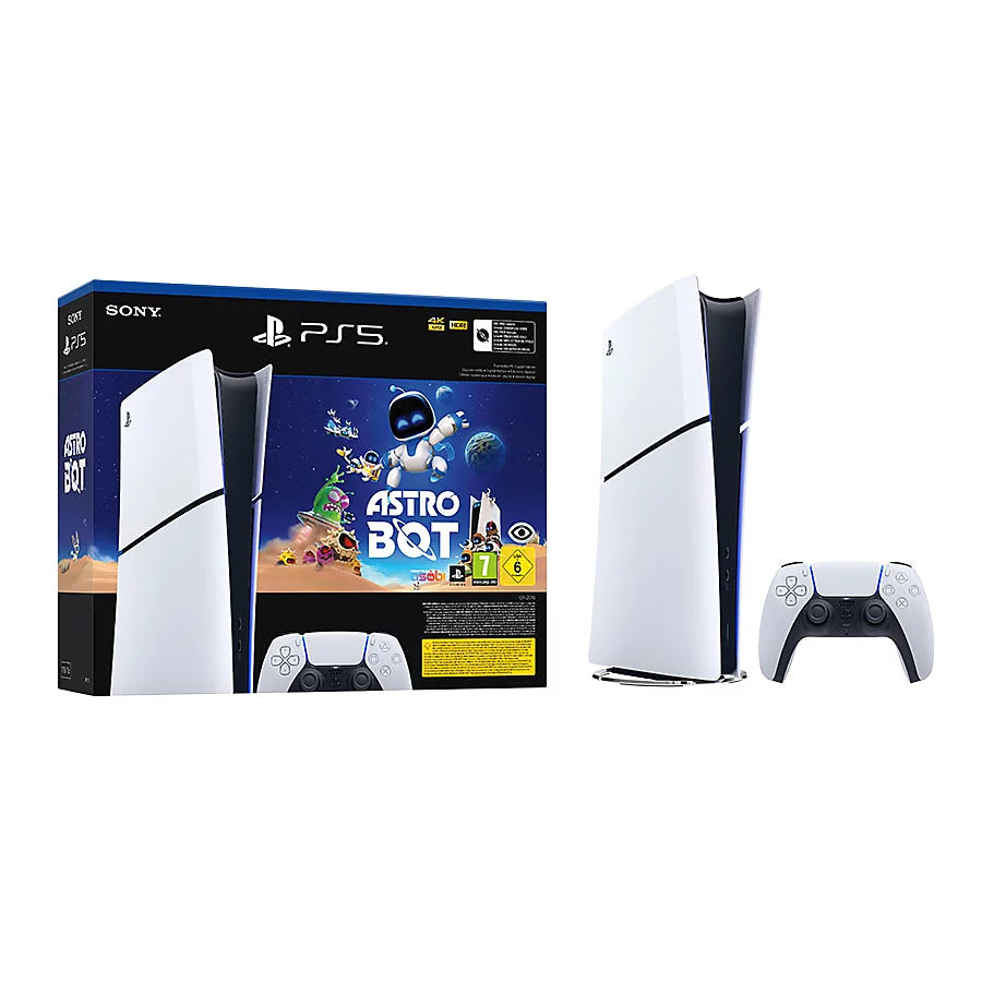 Confezione ufficiale PS5 Slim Astro Bot Bundle ITA da 1TB
