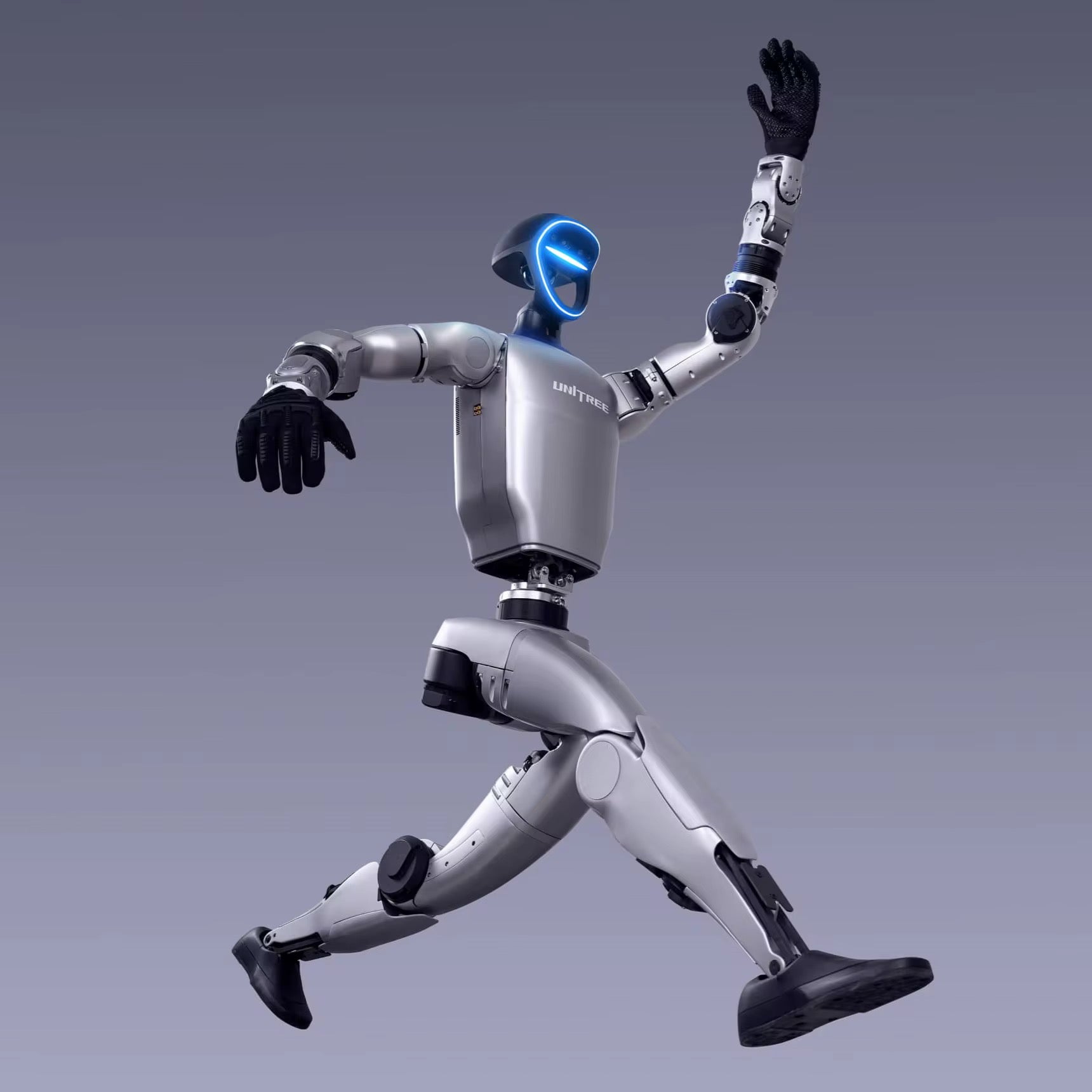Unitree G1 robot umanoide in posizione eretta