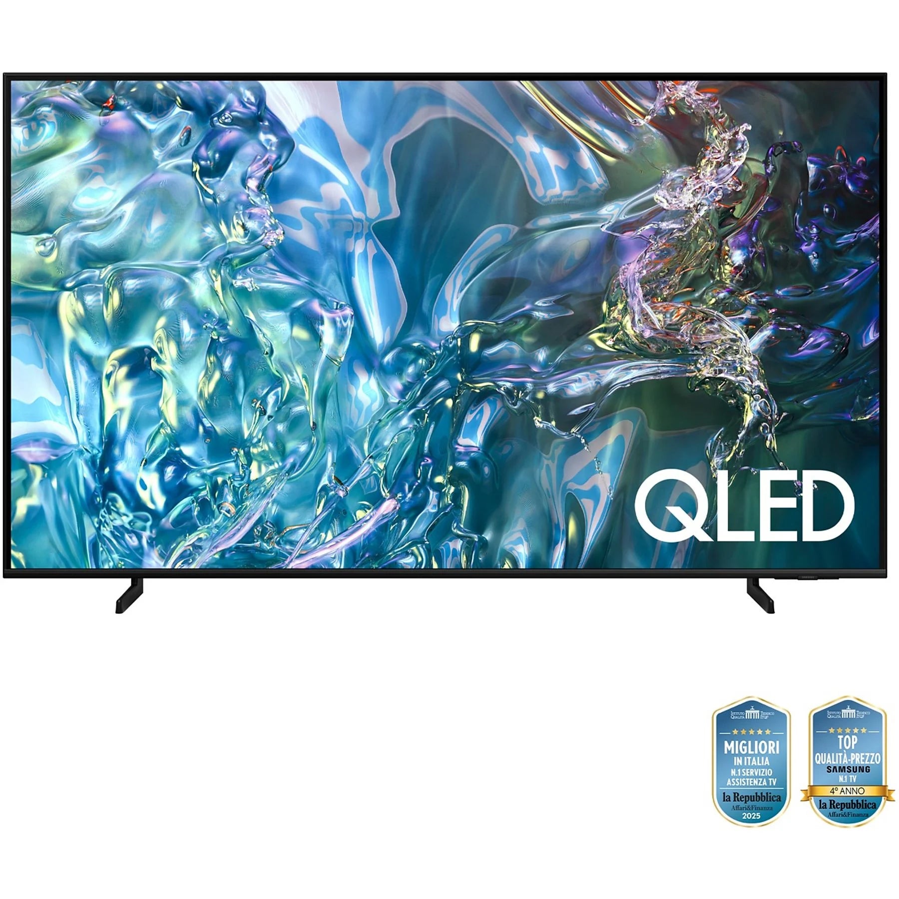 Samsung QE55Q60DAU: Smart TV QLED 55” 4K con Quantum HDR, Tizen OS, Dolby Atmos e design AirSlim. 